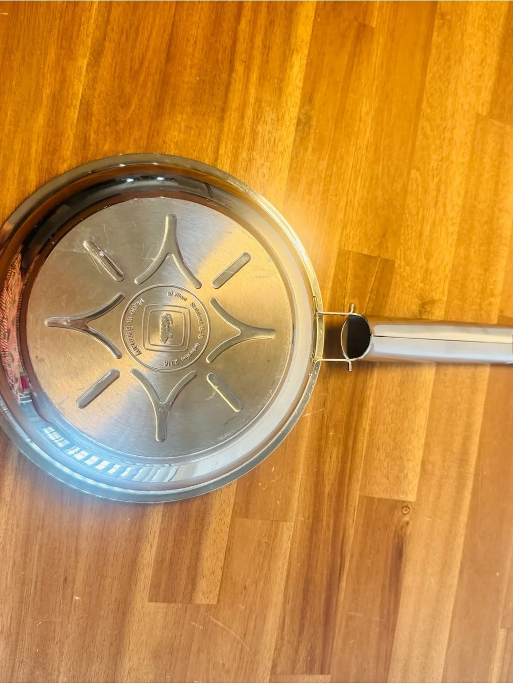 Fissler Stainless Steel 18-20 Frying Pan with Handle - Made in Germany